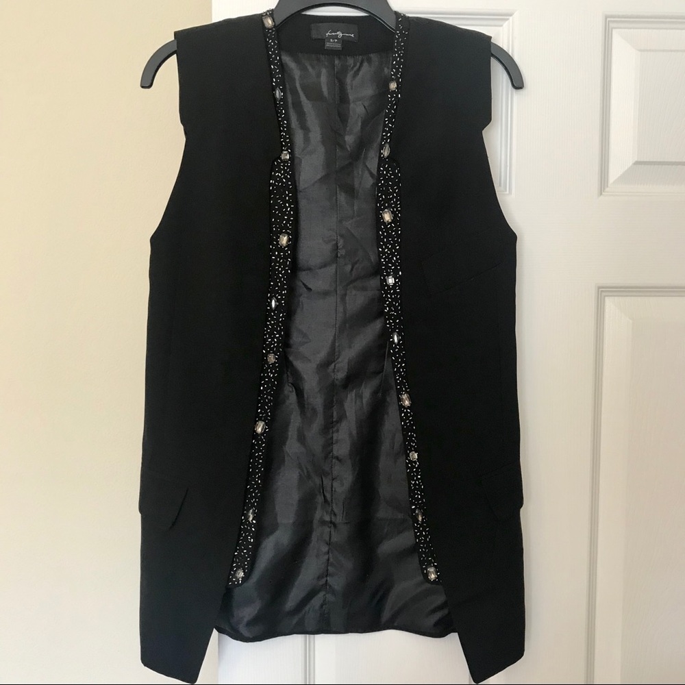 Forever 21 Black -Blazer/cover up no sleeve